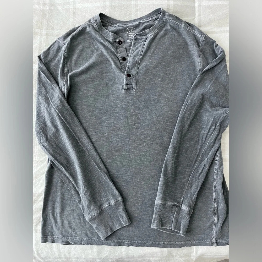 J crew long sleeve shirt size L